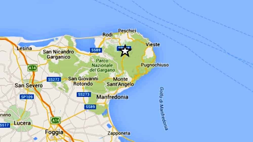 Terremoto oggi, scossa nella notte in Puglia, trema la terra sul Gargano
