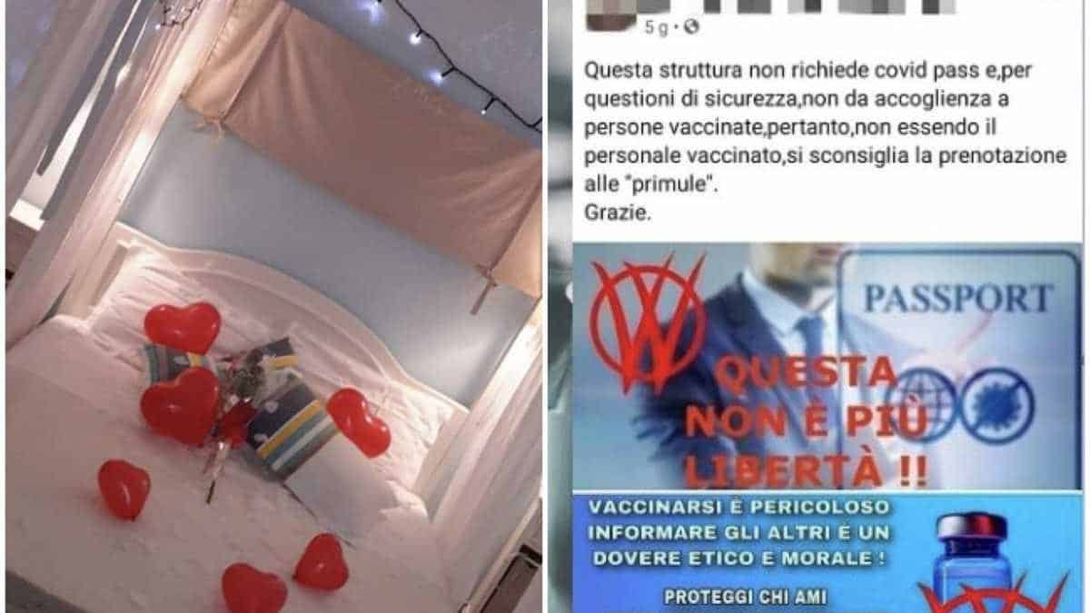 “Ospito solo clienti non vaccinati” l’annuncio di un B&B diventa subito virale, la sua pagina inondata d’inulti