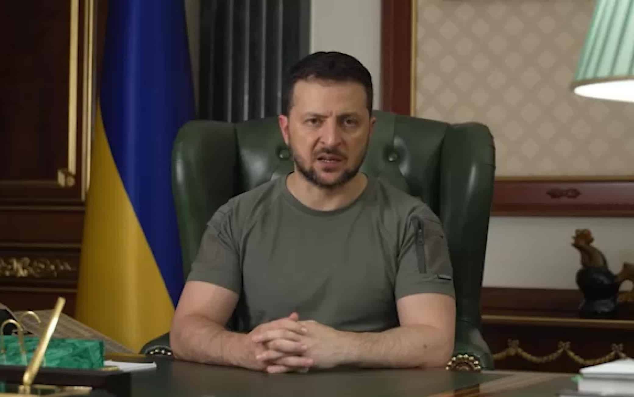 Ucraina a Kiev ferito il Presidente Zelensky dopo un incidente stradale con la sua auto