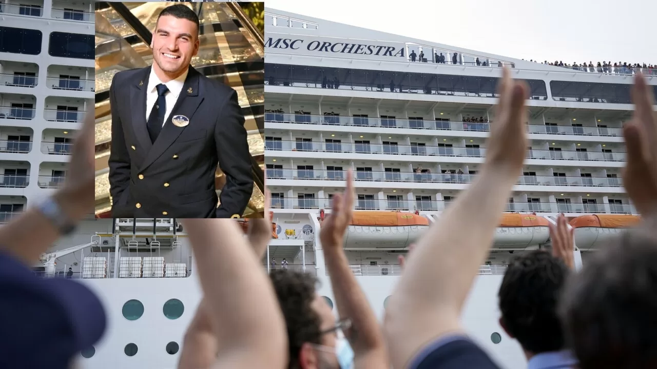 L'ufficiale Giuseppe Ruocco diventa un eroe salvando una turista americana caduta dal traghetto MSC Meraviglia alle Bahamas. Massa Lubrense celebra il suo coraggio.