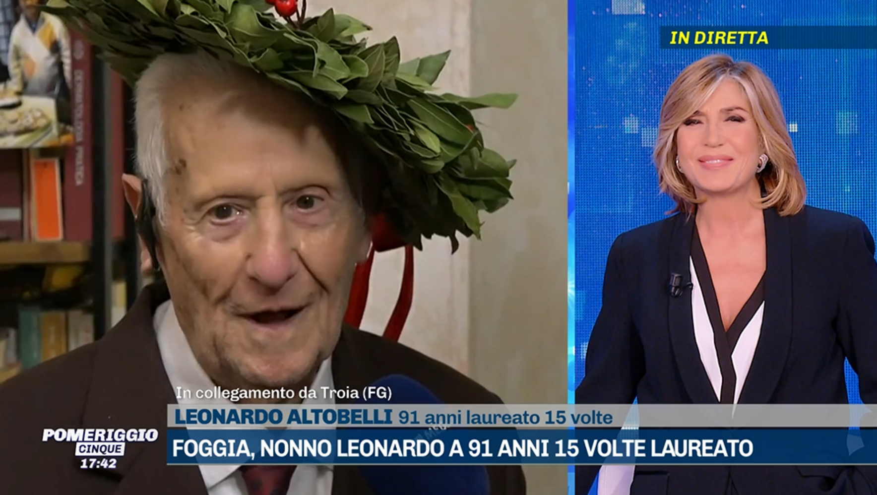 A 91 anni, Leonardo Altobelli, medico di Troia, stabilisce un record impressionante conseguendo la sua quindicesima laurea, questa volta in criminologia.