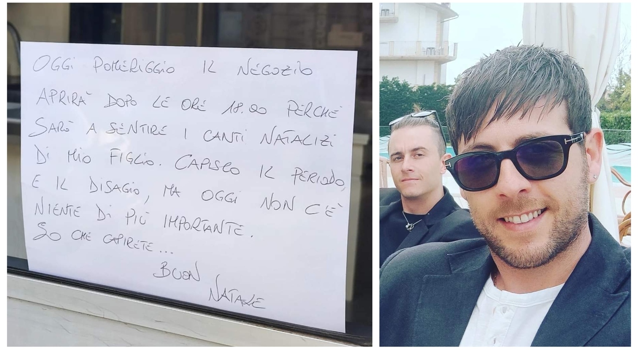 In un gesto significativo, Davide Za, proprietario di un mobilificio a Maglie, ha deciso di chiudere il suo negozio per partecipare alla recita scolastica di Natale del figlio, esprimendo questa scelta attraverso un avviso sulla vetrina.