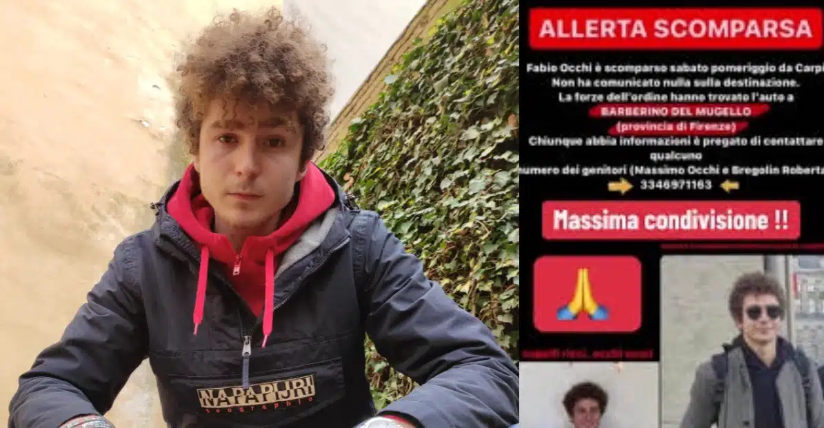 Amici di Fabio Occhi, scomparso il 25 novembre, lo trovano morto sotto un cavalcavia dopo una ricerca personale, sollevando critiche verso le autorità.