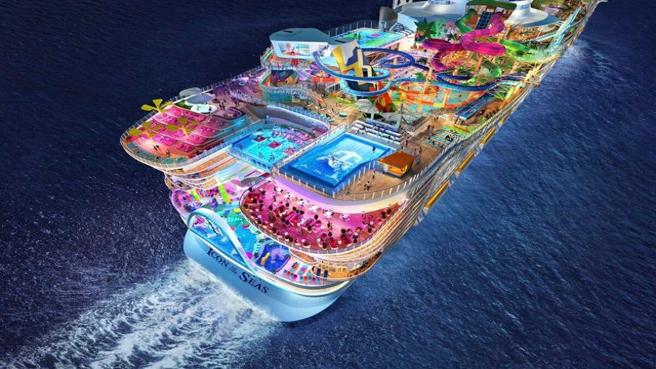 La nave più grande del mondo fa il suo debutto: scopri com’è e il costo di un viaggio a bordo della Icons of the Seas