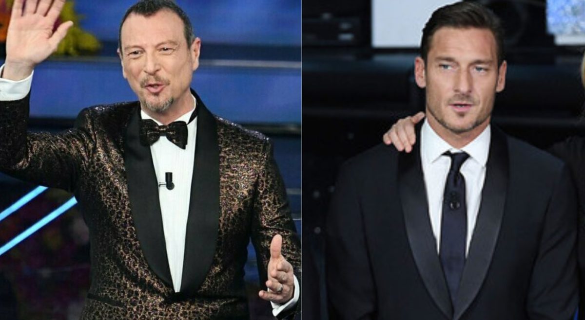 Sanremo 2024, Amadeus tenta il colpaccio, Francesco Totti come super ospite