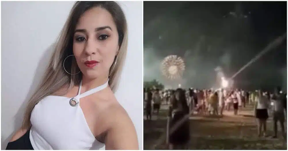 Elisangela Tinem, 38 anni, è tragicamente deceduta dopo che un fuoco d'artificio si è incastrato nei suoi vestiti durante i festeggiamenti di Capodanno a San Paolo.