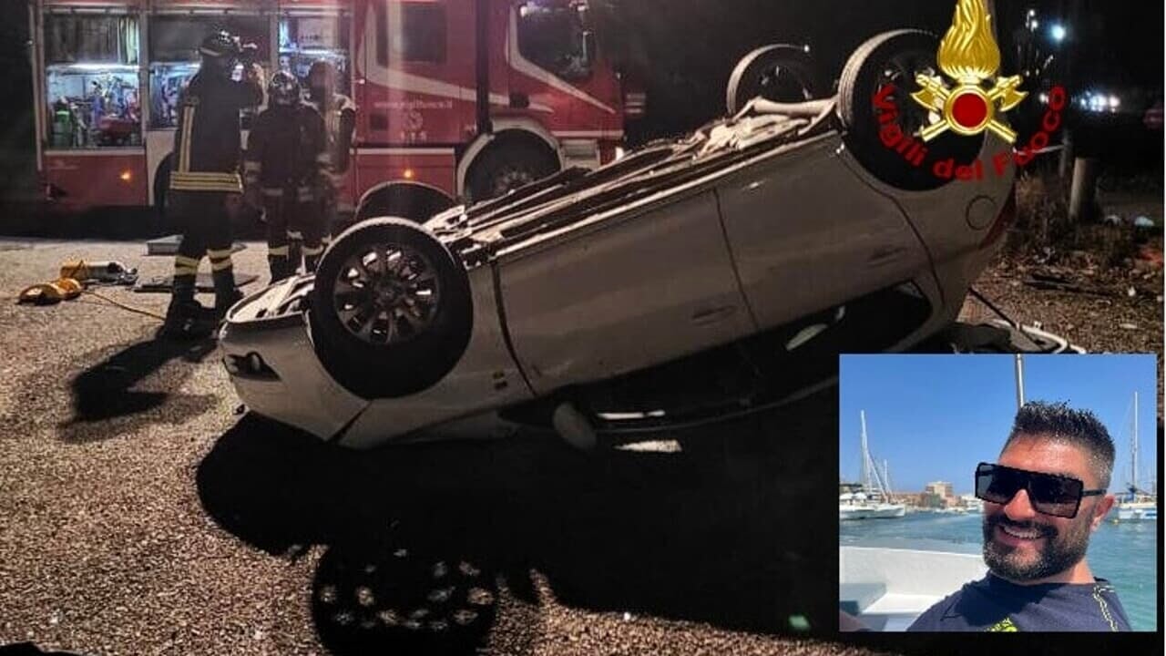 Perde il controllo dell’auto che si ribalta finendo fuori strada, muore Marco Sattin, aveva 38 anni
