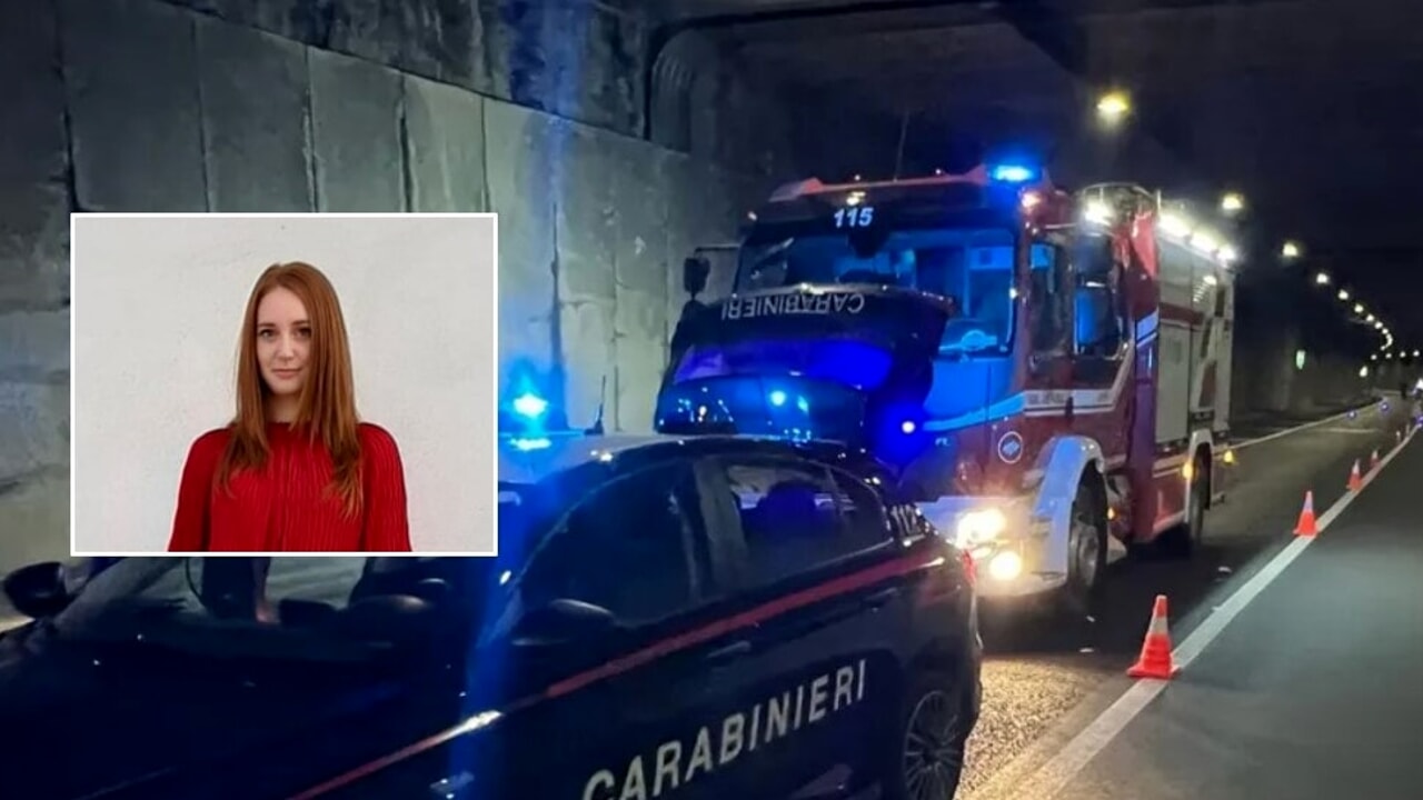 Auto si ribalta in galleria, muore sul colpo Martina, aveva 26 anni, gravissimo 23enne