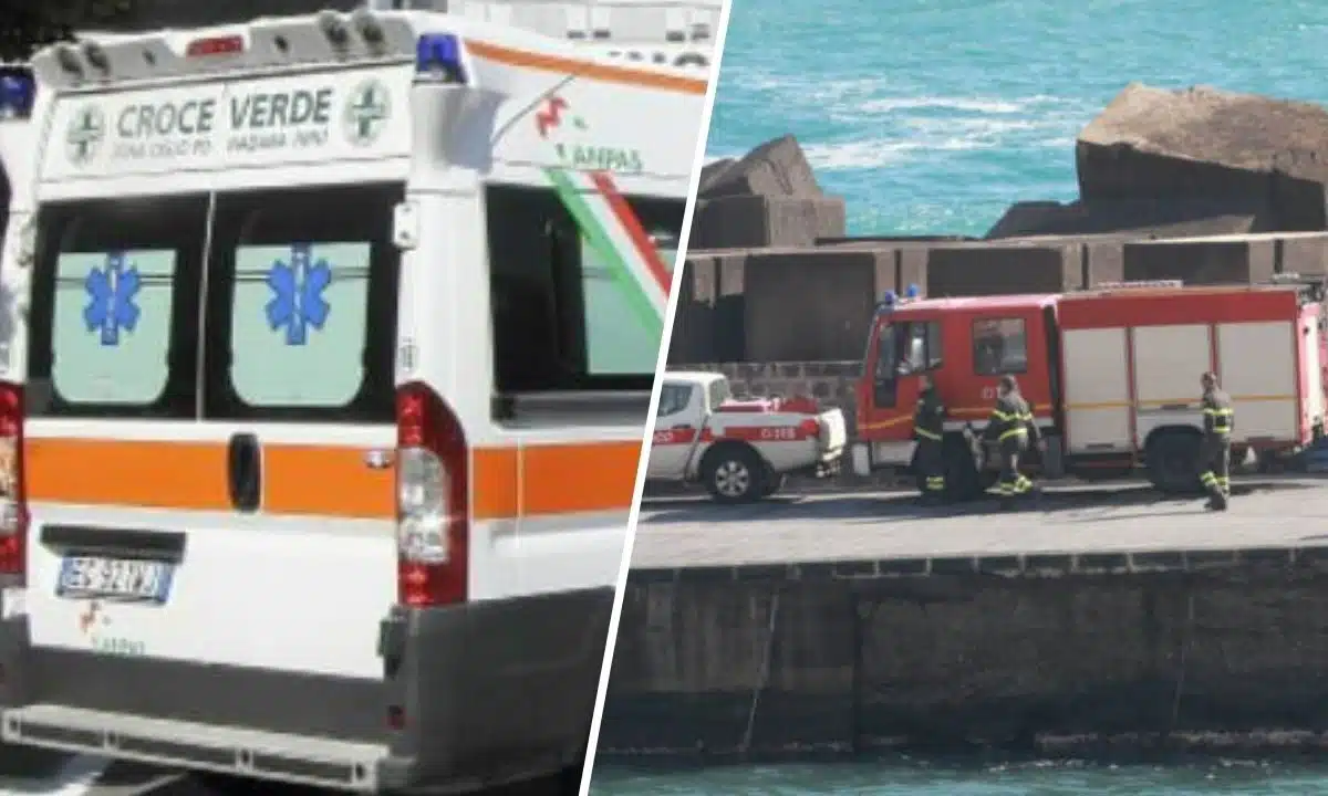 Auto si ribalta, dopo poco precipita in mare, muore sul colpo 19enne, i sub stanno ancora cercando il corpo