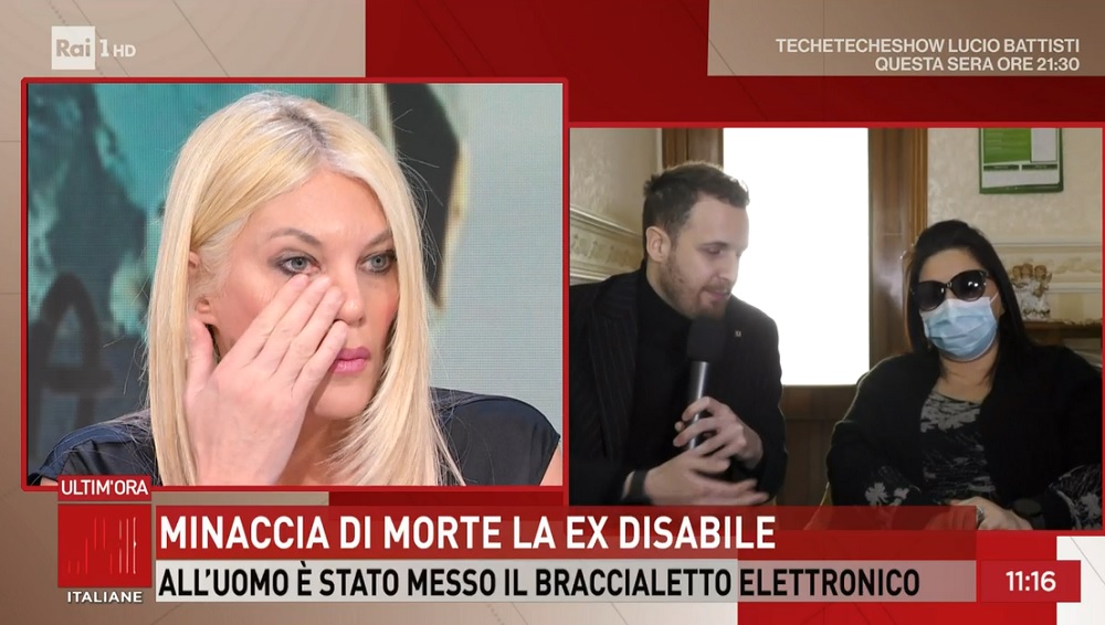 Storie italiane, Eleonora Daniele si commuove e fatica a parlare tra le lacrime